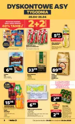 Gazetka promocyjna Netto - Od Poniedziałku - Gazetka - ważna od 26.04 do 26.04.2026 - strona 2 - produkty: Piwa, Piwo, Ciastka, Rum, Gra, Papier, Kawa ziarnista, Parówki, Dallmayr, Kawa, Coca-Cola, Mlekovita, Papier toaletowy, Napój gazowany, Fanta, Lavazza, Olej rzepakowy, Sprite, Napój, Olej, Mleko, Fa