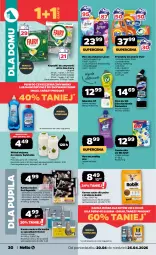 Gazetka promocyjna Netto - Od Poniedziałku - Gazetka - ważna od 26.04 do 26.04.2026 - strona 30 - produkty: Kurczak, Domestos, Sok, Gin, Gra, Cif, Oral B, Zawieszka do wc, Bref, Karma mokra dla kotów, Vizir, Mleczko, Płyn do płukania, Znicz, Płyn do wc, Wołowina, Fairy, Zmywarki, Flora, Olej, Lenor, Wkład olejowy, Fa