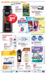 Gazetka promocyjna E Leclerc - Gazetka - ważna od 25.06 do 25.06.2023 - strona 4 - produkty: Mydło w płynie, Bell, Pasta do zębów, Adidas, Perfecta, Dove, Cleanic, Chusteczki, Szampon, Podpaski, Garnier, Zapas mydła w płynie, Bella, Mydło, Got2b, Antyperspirant, Luksja, Blend-a-Med, Farba do włosów, Fa