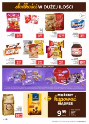 Gazetka promocyjna Carrefour - Gazetka Carrefour - Gazetka - ważna od 13.02 do 13.02.2021 - strona 14 - produkty: Tchibo, Nutella, Kawa ziarnista, Kinder Bueno, Praliny, Chipsy, Wafelek, Kawa mielona, Kawa, Rogal, Krem orzechowy, Tchibo Family, Knoppers, Lavazza, Haribo, Lay’s, Kinder, Lindt, Fa