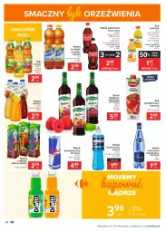 Gazetka promocyjna Carrefour - Gazetka Carrefour - Gazetka - ważna od 13.02 do 13.02.2021 - strona 18 - produkty: Sok, Napój energetyczny, Red Bull, Kosz, Coca-Cola, Fortuna, Napój izotoniczny, Napój gazowany, Tymbark, Syrop, Sok pomidorowy, Woda mineralna, Owoce, Kubuś, Woda, Napój, Cisowianka, Nestea, Herbapol, Hortex