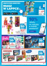 Gazetka promocyjna Carrefour - Gazetka Carrefour - Gazetka - ważna od 13.02 do 13.02.2021 - strona 21 - produkty: Gry, Gra, Enchantimals, Barbie, Mattel, Hasbro, Nerf, Lalka