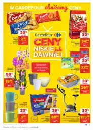 Gazetka promocyjna Carrefour - Gazetka Carrefour - Gazetka - ważna od 13.02 do 13.02.2021 - strona 3 - produkty: Ciastka, Por, Mop, Rama, Tablet, Tera, Vileda, Storczyk, Rower, Somat, Sport, Wiadro, Komputer, Delicje, Naczynie żaroodporne, Kubek, Waga, Sucha karma