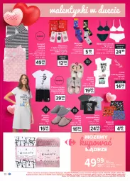 Gazetka promocyjna Carrefour - Gazetka Carrefour - Gazetka - ważna od 13.02 do 13.02.2021 - strona 32 - produkty: Ser, Koc, Kapcie, Pościel, Koszula nocna, Biustonosz, Karp, Kosz, T-shirt, Koszula, Znicz, Figi, Komplet pościeli, Bokserki, Piżama