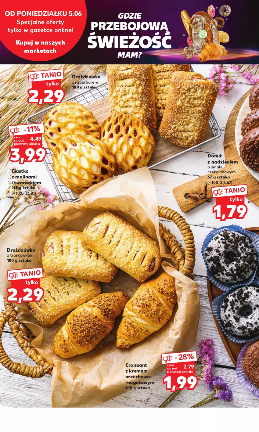 Gazetka promocyjna Kaufland - Mocny Start - ważna 05.06 do 06.06.2023 - strona 10 - produkty: Croissant, Donut, Oreo