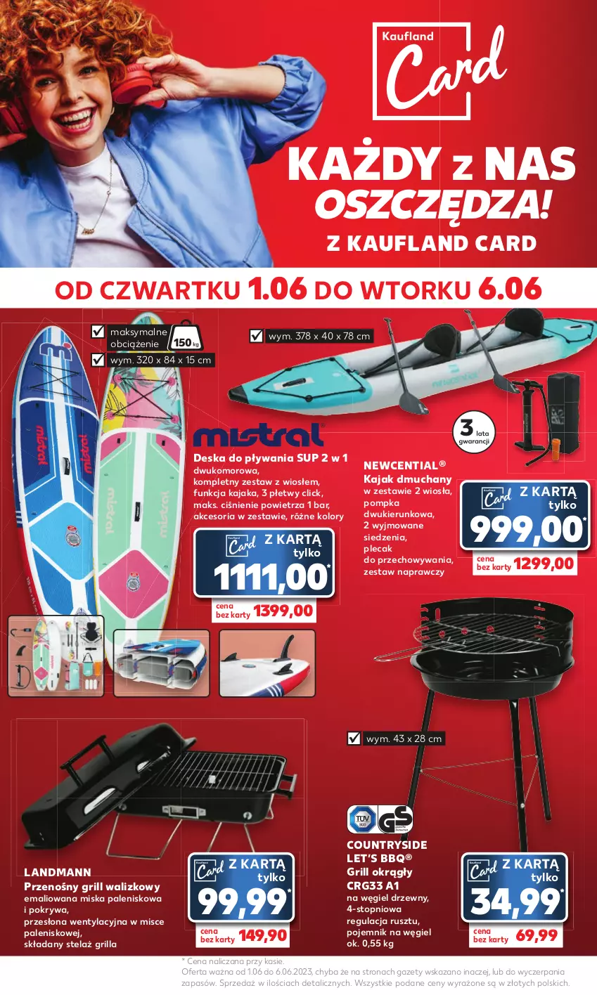 Gazetka promocyjna Kaufland - Mocny Start - ważna 05.06 do 06.06.2023 - strona 18 - produkty: Grill, Miska, Palenisko, Plecak, Pojemnik, Pokrywa, Pompka, Top, Węgiel drzewny