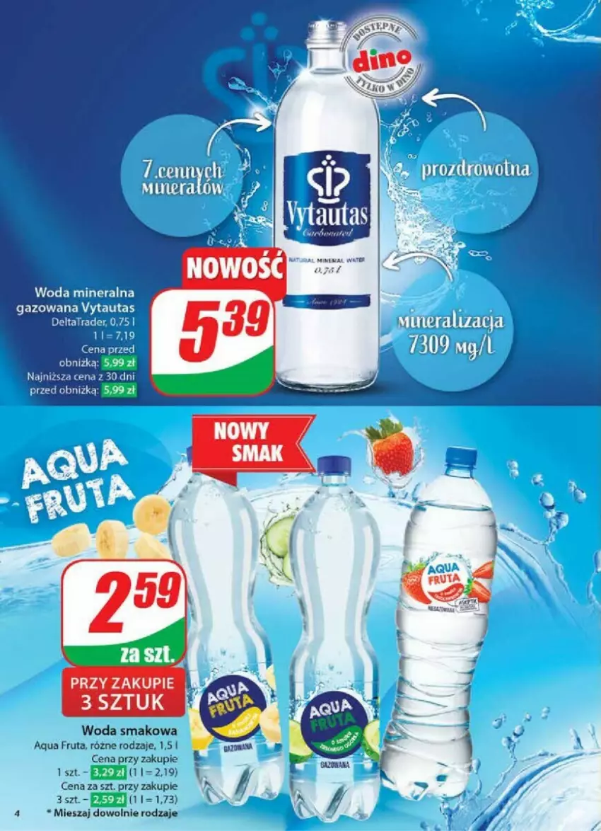 Gazetka promocyjna Dino - ważna 09.10 do 15.10.2024 - strona 34 - produkty: Tatra, Woda, Woda mineralna