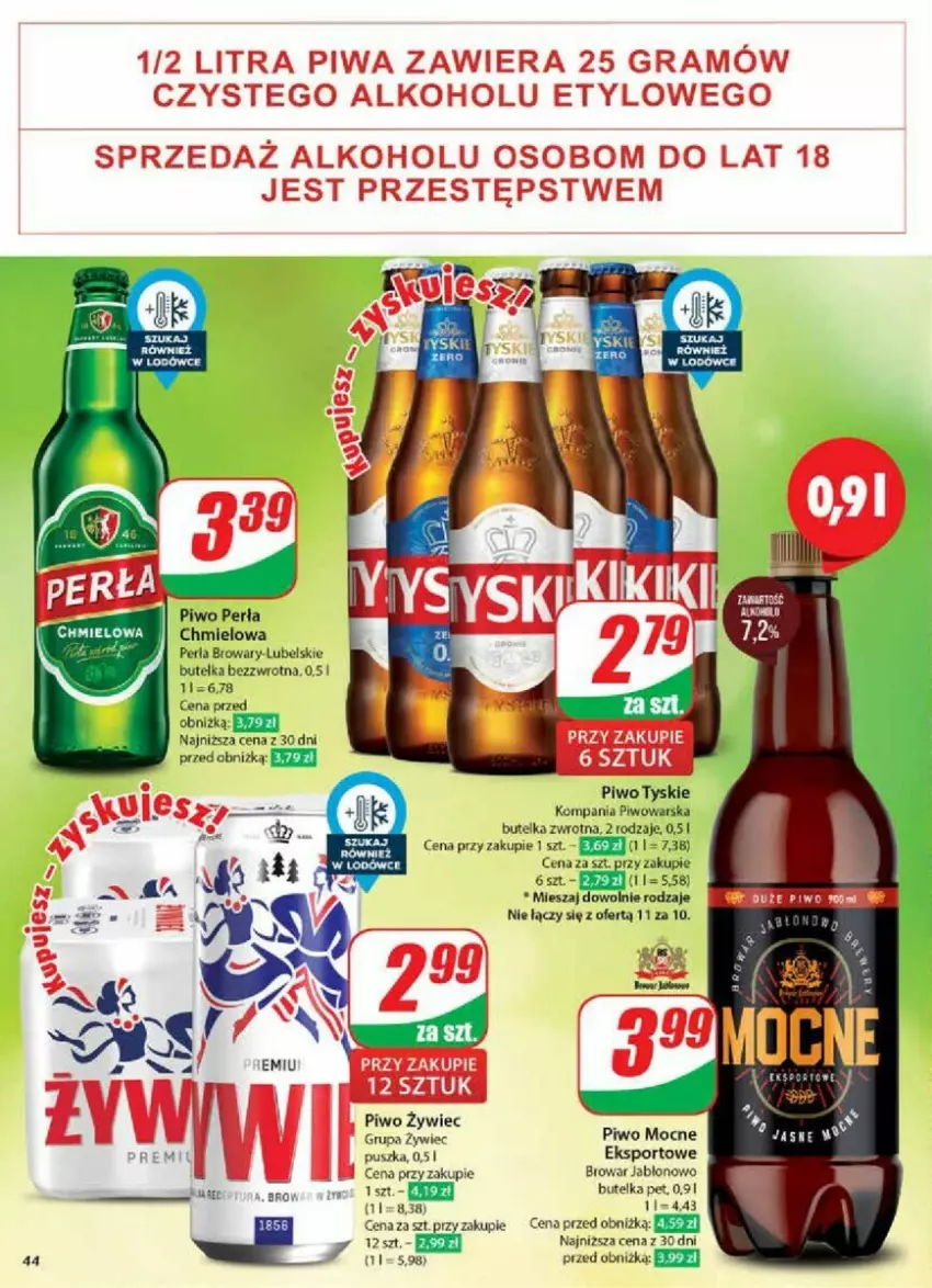 Gazetka promocyjna Dino - ważna 09.10 do 15.10.2024 - strona 39 - produkty: Gra, Perła, Piwa, Piwo, Por, Sport, Tyskie