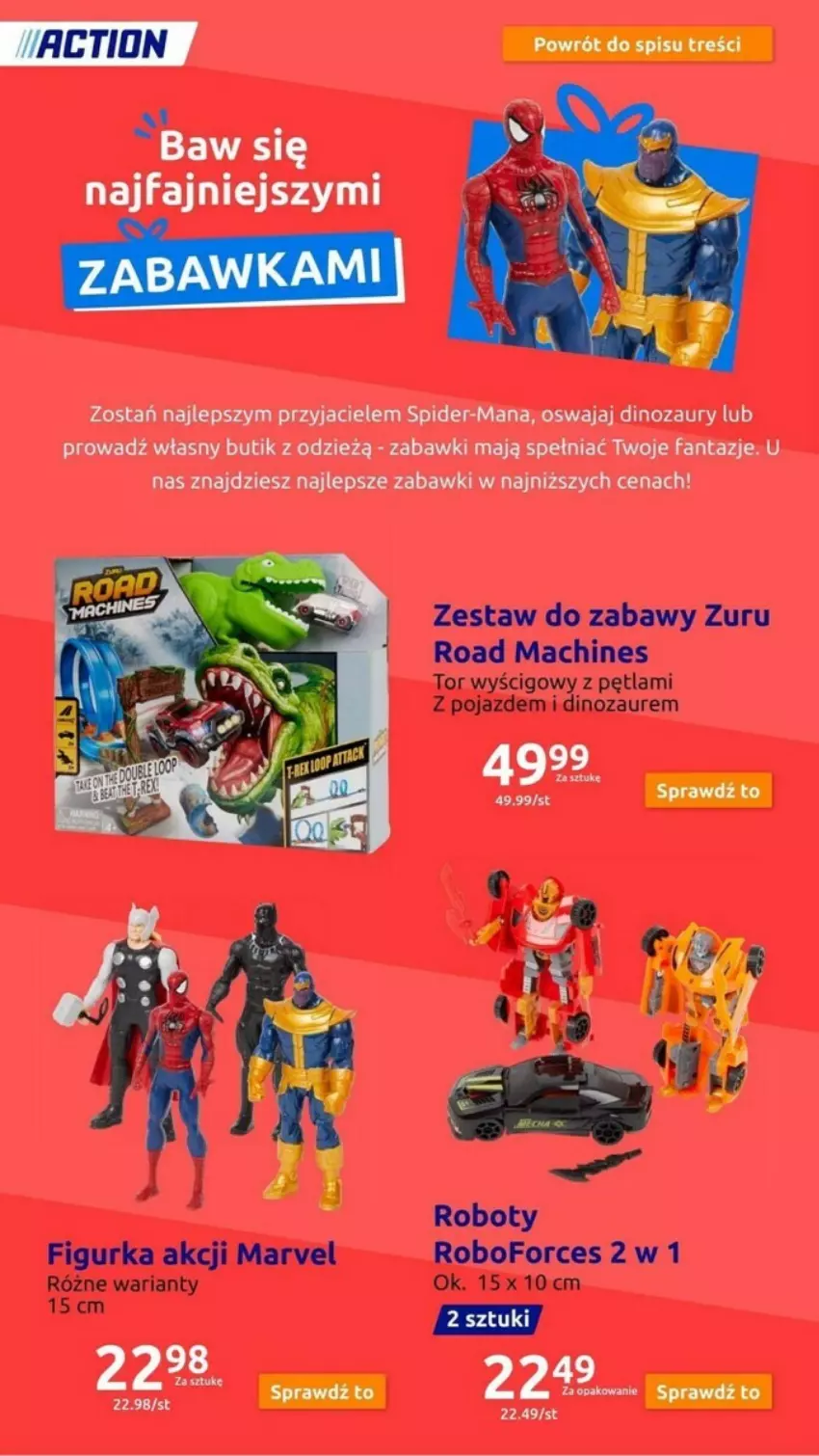 Gazetka promocyjna Action - ważna 15.11 do 21.11.2023 - strona 41 - produkty: Dinozaur, Fa, Fanta, Pojazd, Robot, Tor wyścigowy