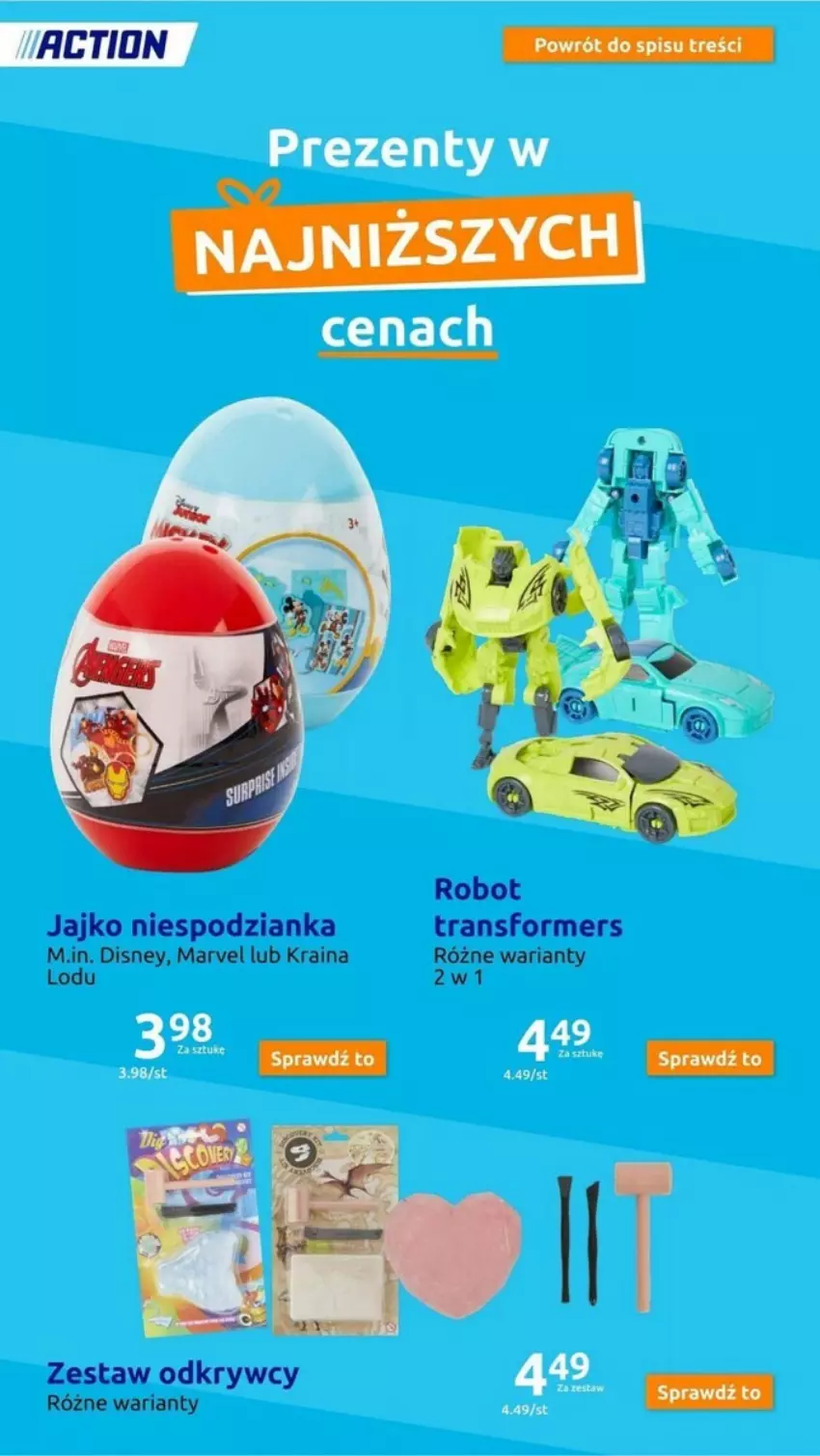 Gazetka promocyjna Action - ważna 15.11 do 21.11.2023 - strona 93 - produkty: Disney, Robot, Tran, Transformers