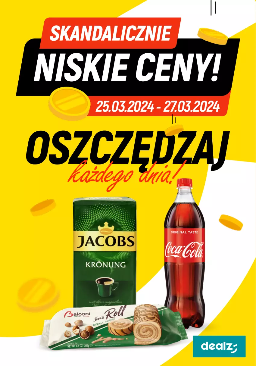 Gazetka promocyjna Dealz - Oszczędzaj każdego dnia! - ważna 25.03 do 27.03.2024 - strona 1