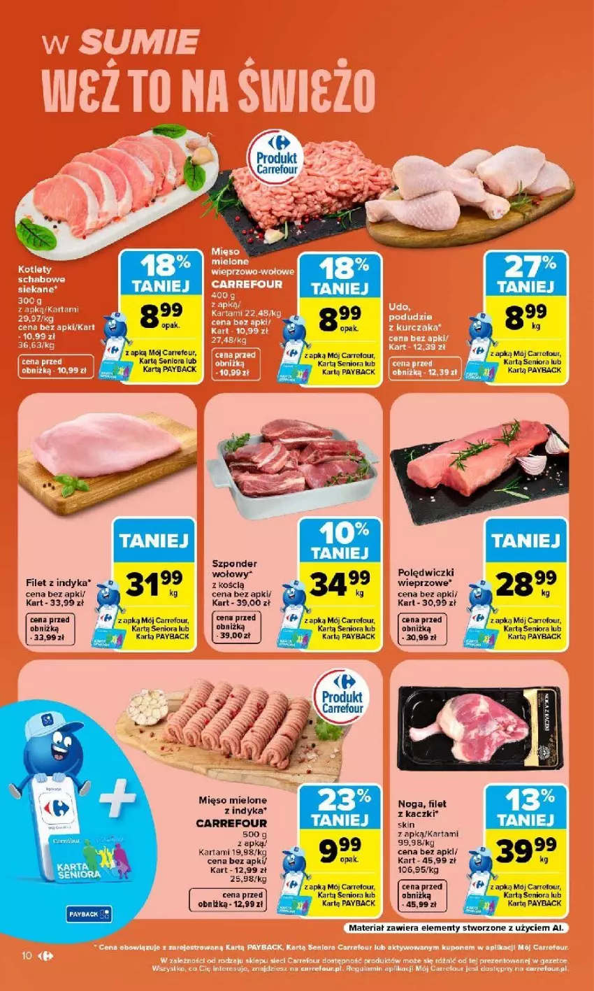 Gazetka promocyjna Carrefour - Gazetka Carrefour, Market w SUMIE najlpeszy, od poniedziałku - ważna 31.08 do 05.09.2026 - strona 12 - produkty: Fa, Mięso, Mięso mielone