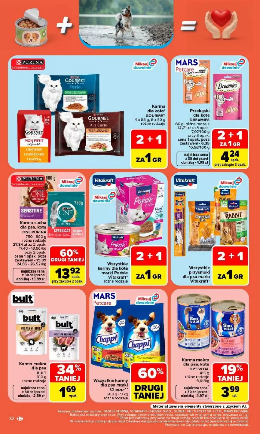 Gazetka promocyjna Carrefour - Gazetka Carrefour, Market w SUMIE najlpeszy, od poniedziałku - ważna 31.08 do 05.09.2026 - strona 34 - produkty: Przysmaki, Pur, Purina, Vitakraft
