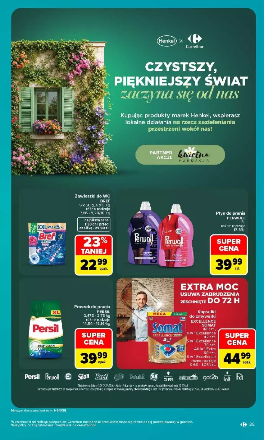 Gazetka promocyjna Carrefour - Gazetka Carrefour, Market w SUMIE najlpeszy, od poniedziałku - ważna 31.08 do 05.09.2026 - strona 41 - produkty: Bref, Got2b, Persil, Płyn do prania, Proszek do prania, Taft, Zawieszki