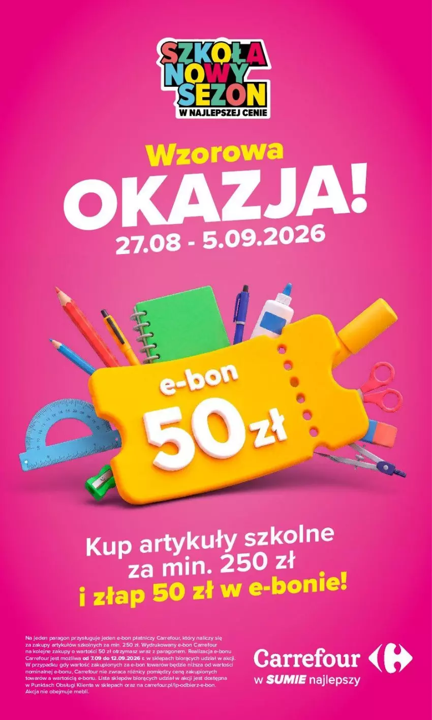Gazetka promocyjna Carrefour - Gazetka Carrefour, Market w SUMIE najlpeszy, od poniedziałku - ważna 31.08 do 05.09.2026 - strona 45 - produkty: Fa, Olej