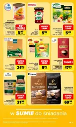 Gazetka promocyjna Carrefour - Gazetka Carrefour, Market w SUMIE najlpeszy, od poniedziałku - Gazetka - ważna od 05.09 do 05.09.2026 - strona 31 - produkty: Kawa ziarnista, Kawa mielona, Kawa, Dilmah, Herbata czarna, Lipton, Brzoskwinie, Jacobs, Herbata