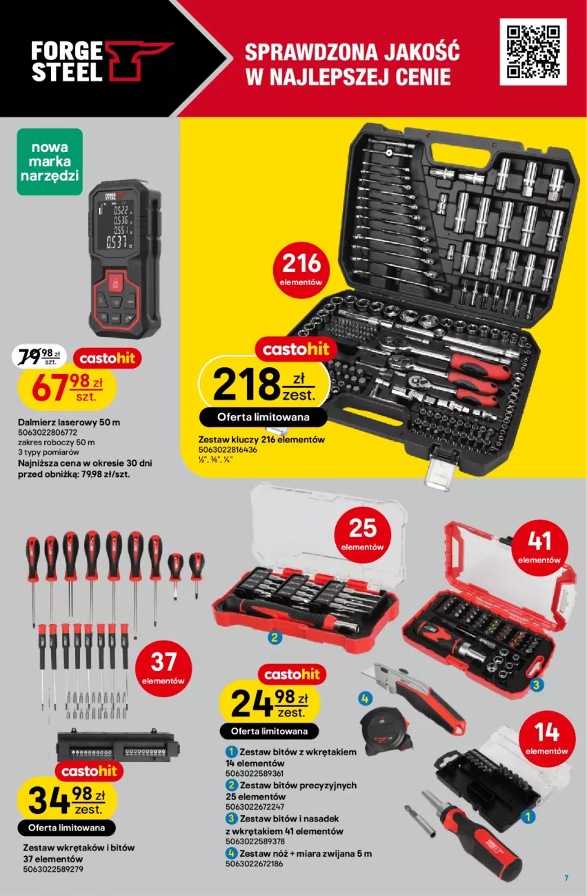 Gazetka promocyjna Castorama - Gazetka Narzędzia 30.09-13.10.2026 - ważna 30.09 do 13.10.2026 - strona 7 - produkty: Ser, Wkręt, Zestaw kluczy, Zestaw wkrętaków