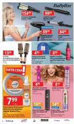 Gazetka promocyjna E Leclerc - Gazetka - ważna od 18.05 do 18.05.2024 - strona 4 - produkty: Babyliss, BIC, Wellaflex, Lokówka, Ewa Schmitt, Szczotka, Taft, Tran, Joanna, Lack, Wella, Lakier do włosów, Suszarka, Control, Lakier, Fa