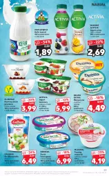 Gazetka promocyjna Kaufland - OFERTA TYGODNIA - Gazetka - ważna od 29.06 do 29.06.2022 - strona 23 - produkty: Mozzarella, Ser, Benecol, Danone, Twaróg, Jogurt owocowy, Jogurt, Activia, Serek, Margaryna, Serek twarogowy, Galbani, Delma, Deser, Jogurt pitny, Kefir