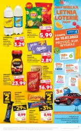 Gazetka promocyjna Kaufland - OFERTA TYGODNIA - Gazetka - ważna od 29.06 do 29.06.2022 - strona 5 - produkty: Nescafé, Kawa rozpuszczalna, Praliny, Lindor, Chipsy, Kawa, Schweppes, Grześki, Czekolada, Napój gazowany, Mola, Napój, Lindt, Milka