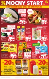 Gazetka promocyjna Kaufland - OFERTA TYGODNIA - Gazetka - ważna od 29.06 do 29.06.2022 - strona 56 - produkty: Kurczak, Jonagold, Sok, Kuchnia Staropolska, Jogurt, Parówki, Kuchnia, Parówki z indyka, Herbata czarna, Napój jogurtowy, Sok jabłkowy, Silan, Płyn do płukania, Lipton, Tymbark, Znicz, Waga, Grunt, Herbata, Masło, Napój, Jabłka