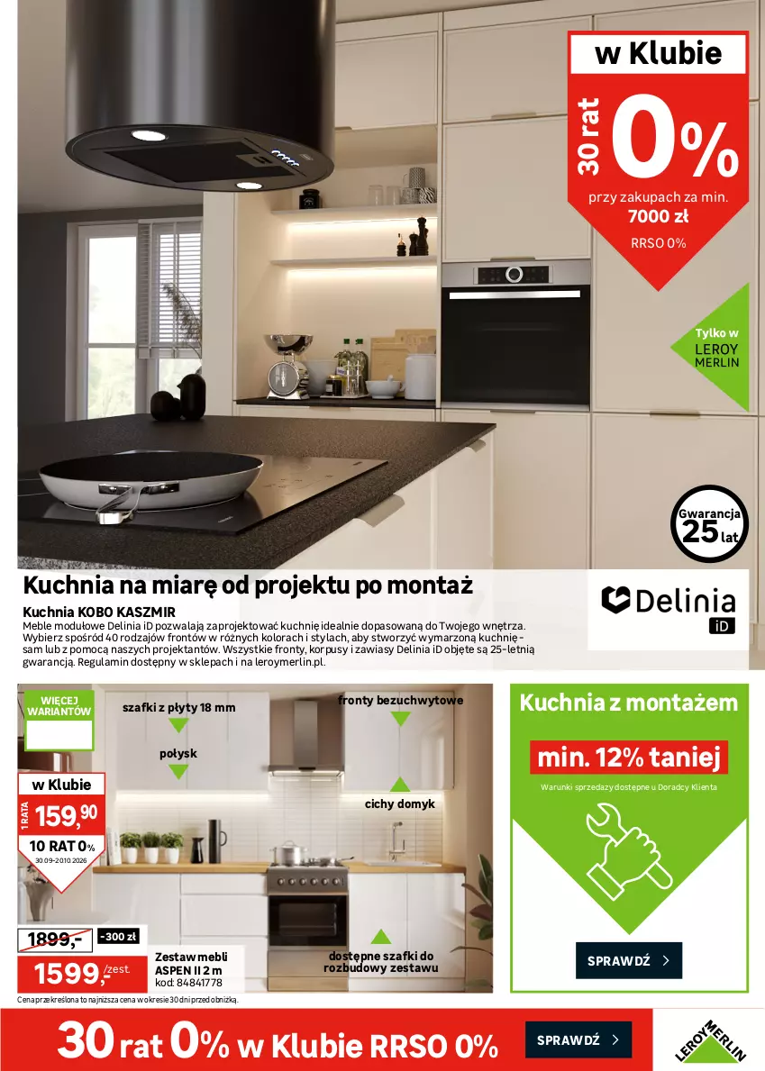Gazetka promocyjna Leroy Merlin - Gazetka Leroy Merlin - ważna 30.09 do 20.10.2026 - strona 13 - produkty: Bateria, Dozownik, KOBO, Korpusy, Kuchnia, Meble, Por, Sport, Syfon, Tran, Zlew, Zlewozmywak