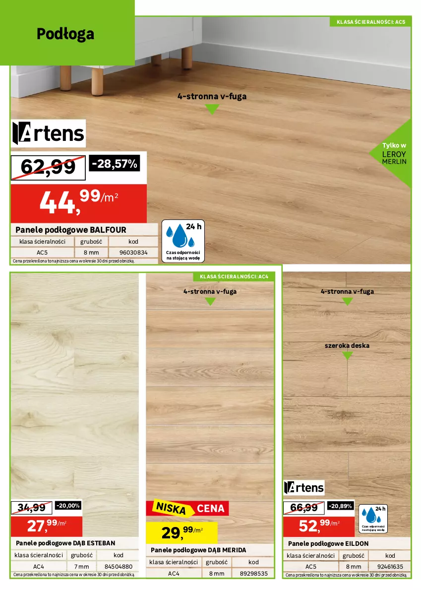 Gazetka promocyjna Leroy Merlin - Gazetka Leroy Merlin - ważna 30.09 do 20.10.2026 - strona 14 - produkty: Listwa, Listwa przypodłogowa, Podkład, Por