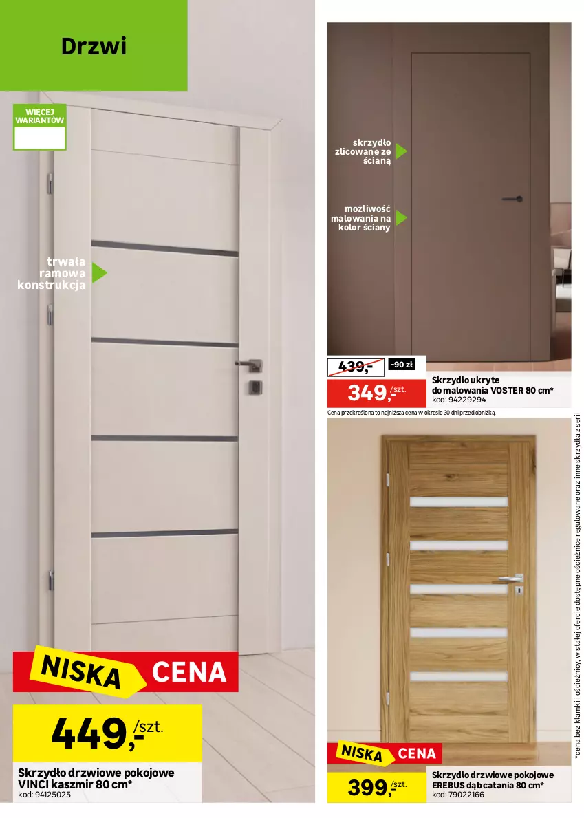 Gazetka promocyjna Leroy Merlin - Gazetka Leroy Merlin - ważna 30.09 do 20.10.2026 - strona 18 - produkty: Bursztyn, Drzwi, Klamka, LG, Ser, Skrzydło drzwiowe