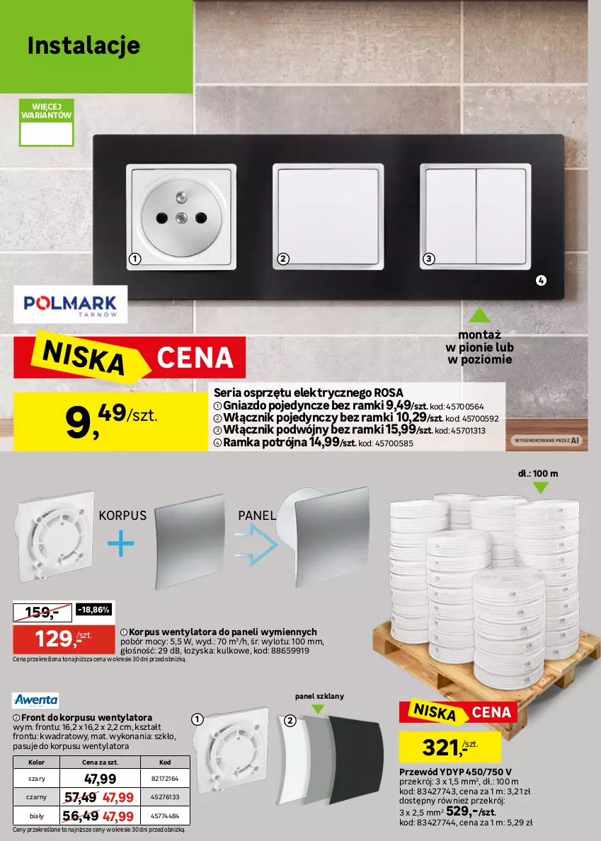 Gazetka promocyjna Leroy Merlin - Gazetka Leroy Merlin - ważna 30.09 do 20.10.2026 - strona 34 - produkty: Gniazdo pojedyncze, Przewód, Ramka, Regał, Regał metalowy, Ser, Skrzynia narzędziowa, Torba, Włącznik podwójny, Włącznik pojedynczy, Zestaw kluczy, Zestaw kluczy nasadowych