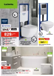 Gazetka promocyjna Leroy Merlin - Gazetka Leroy Merlin - Gazetka - ważna od 20.10 do 20.10.2026 - strona 4 - produkty: Kompakt WC, Ser, Por, Zestaw podtynkowy WC, Miska wisząca, Deska wolnoopadająca, Wanna, Syfon, Umywalka, Grohe, Miska