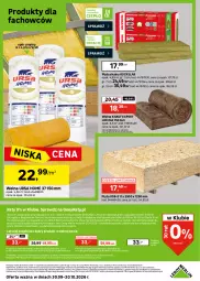 Gazetka promocyjna Leroy Merlin - Gazetka Leroy Merlin - Gazetka - ważna od 20.10 do 20.10.2026 - strona 42 - produkty: Top, Kosz, Wełna, Płyta skalna, Płyta, Płyta osb, Sprzedawcy, Fa