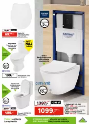 Gazetka promocyjna Leroy Merlin - Gazetka Leroy Merlin - Gazetka - ważna od 20.10 do 20.10.2026 - strona 5 - produkty: Kompakt WC, Ser, Por, Zestaw podtynkowy WC, Miska wisząca, Deska wolnoopadająca, Wanna, Syfon, Umywalka, Grohe, Miska