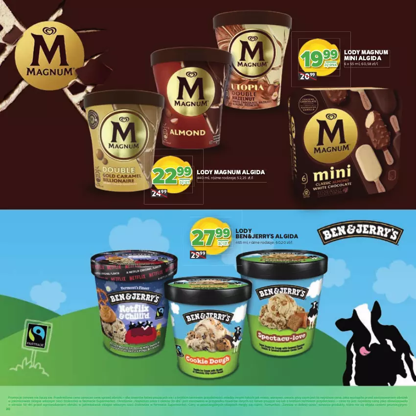 Gazetka promocyjna Stokrotka - Katalog Wiosenne Inspiracje! - ważna 26.02 do 11.03.2026 - strona 20 - produkty: Algida, LG, Lody, Mięso, Owoce, Warzywa