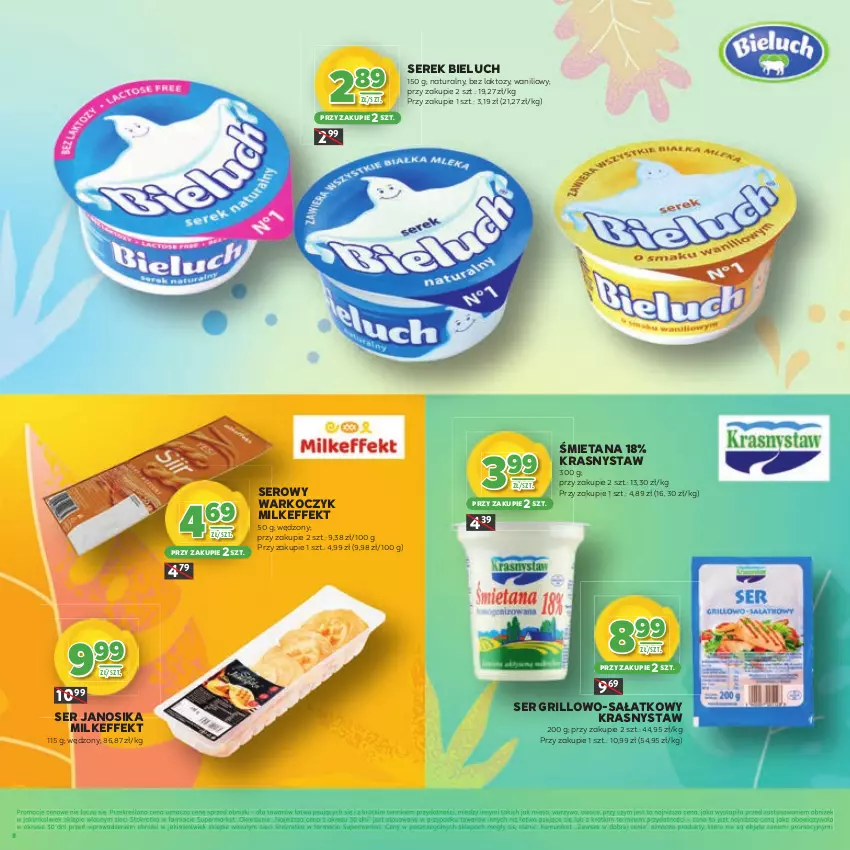 Gazetka promocyjna Stokrotka - Katalog Wiosenne Inspiracje! - ważna 26.02 do 11.03.2026 - strona 8 - produkty: Bieluch, Grill, Koc, Mięso, Owoce, Sałat, Ser, Serek, Warzywa