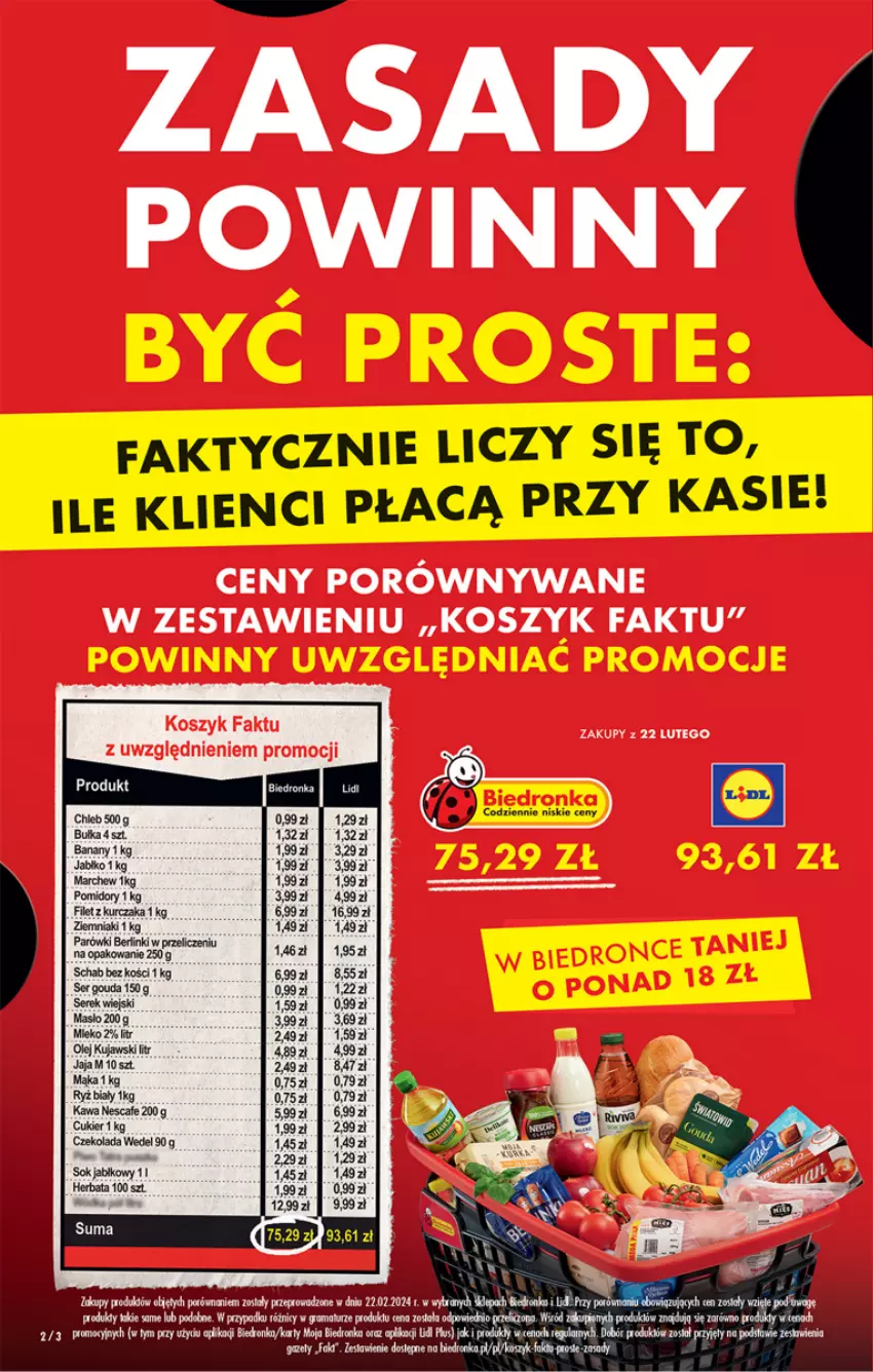Gazetka promocyjna Biedronka - W ten weekend - Gazetka - Biedronka.pl - ważna 01.03 do 02.03.2024 - strona 4 - produkty: Fa, Gin, Kosz, Por