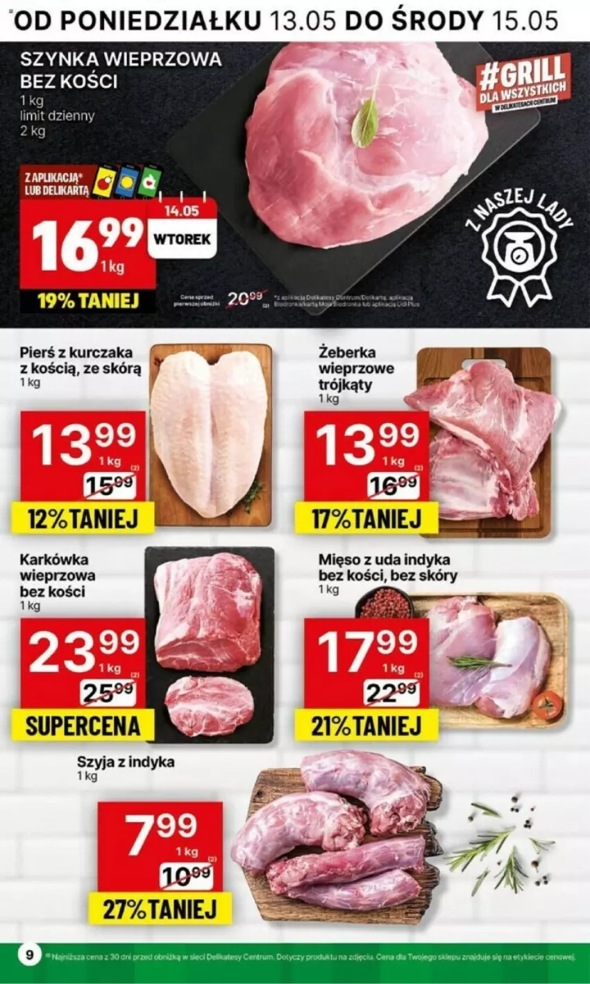 Gazetka promocyjna Delikatesy Centrum - ważna 13.05 do 19.05.2024 - strona 21 - produkty: Kurczak, Mięso, Szynka, Szynka wieprzowa