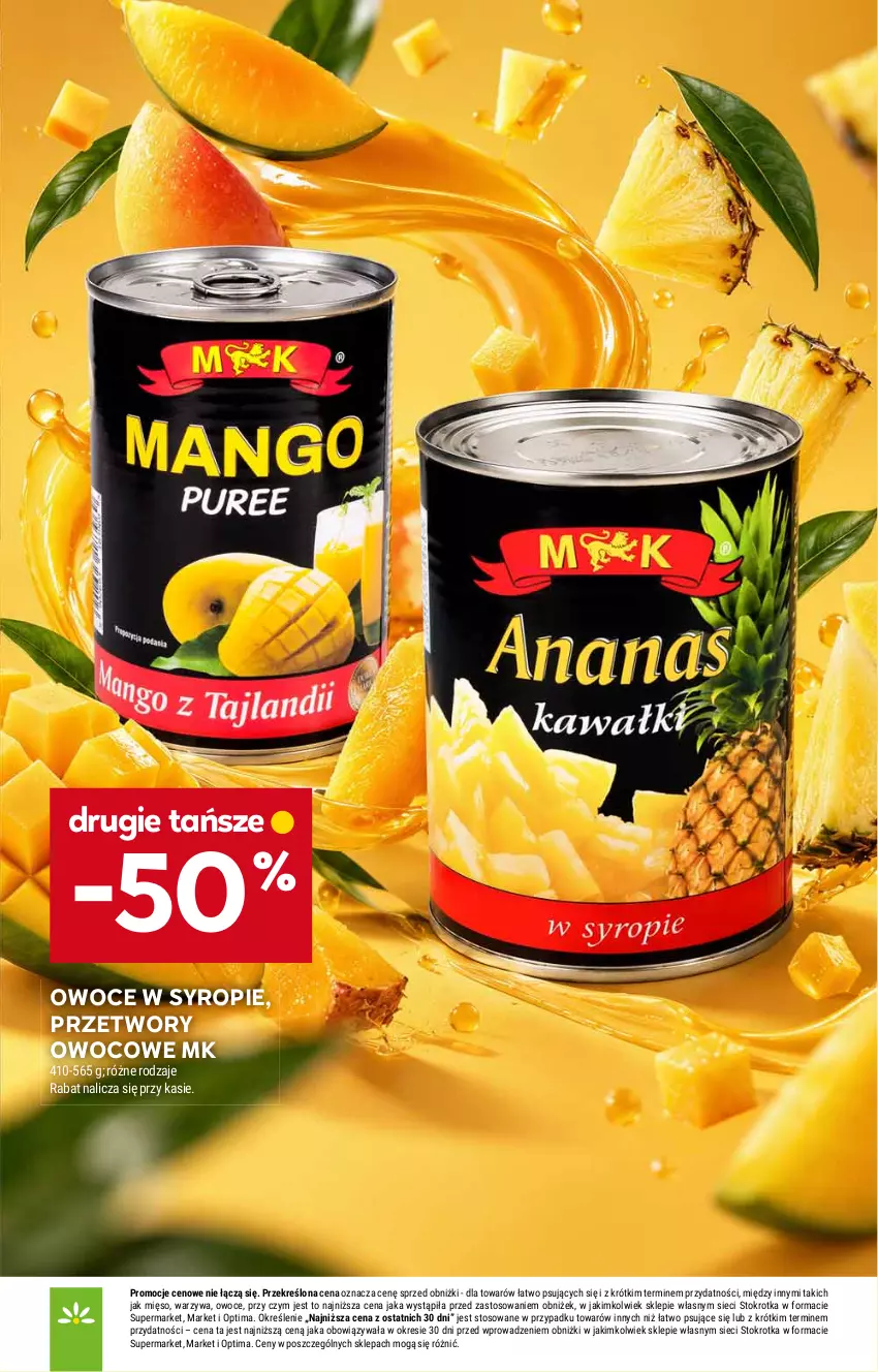 Gazetka promocyjna Stokrotka - Supermarket - ważna 15.10 do 21.10.2026 - strona 30 - produkty: HP, Owoce, Syrop