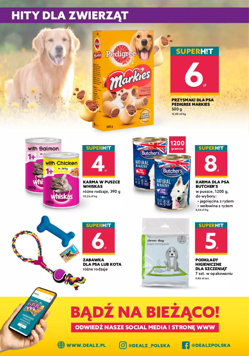 Gazetka promocyjna Dealz - Gazetka na otwarcie - Limanowa - ważna 09.09 do 23.09.2021 - strona 8 - produkty: Gra, Pedigree, Podkład, Przysmaki, Ryż, Whiskas, Wołowina, Zabawka