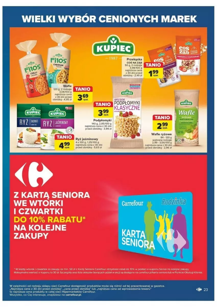 Gazetka promocyjna Carrefour - ważna 28.05 do 08.06.2024 - strona 16 - produkty: Ryż, Wafle