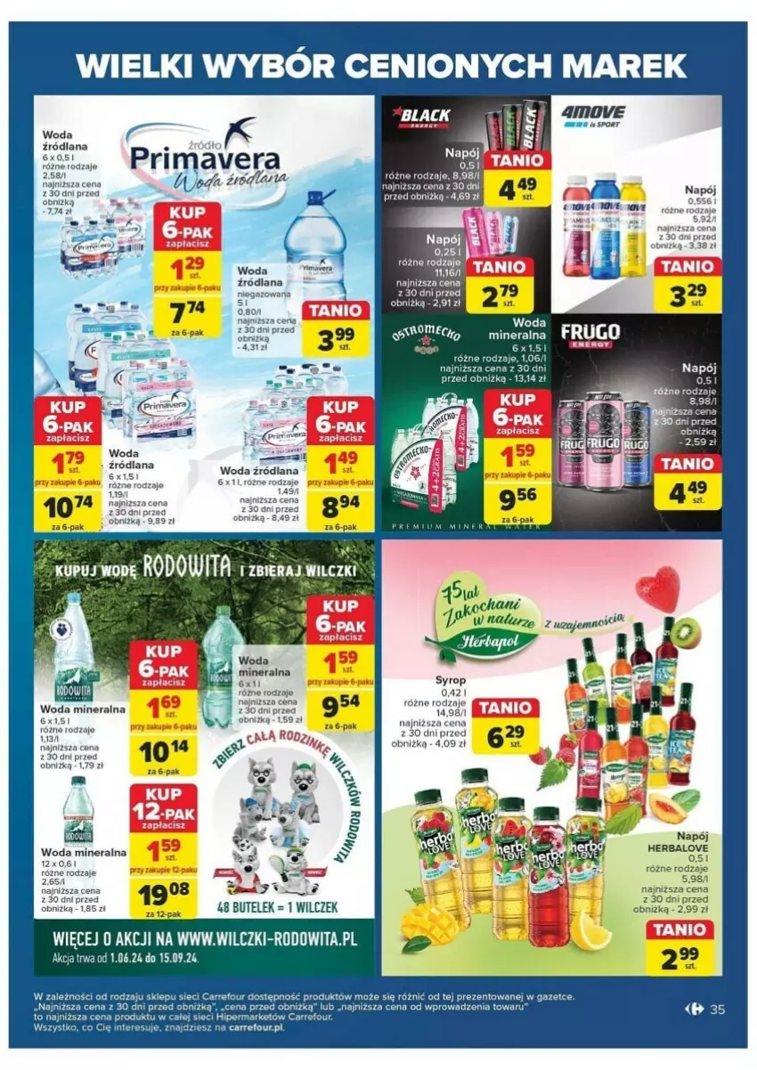 Gazetka promocyjna Carrefour - ważna 28.05 do 08.06.2024 - strona 29 - produkty: Fa, Gra, LANA, Napój, Por, Sport, Woda, Woda mineralna