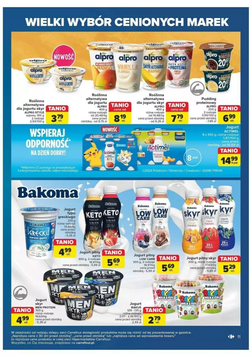 Gazetka promocyjna Carrefour - ważna 28.05 do 08.06.2024 - strona 3 - produkty: Alpro, Jogurt, Jogurt pitny, Pudding