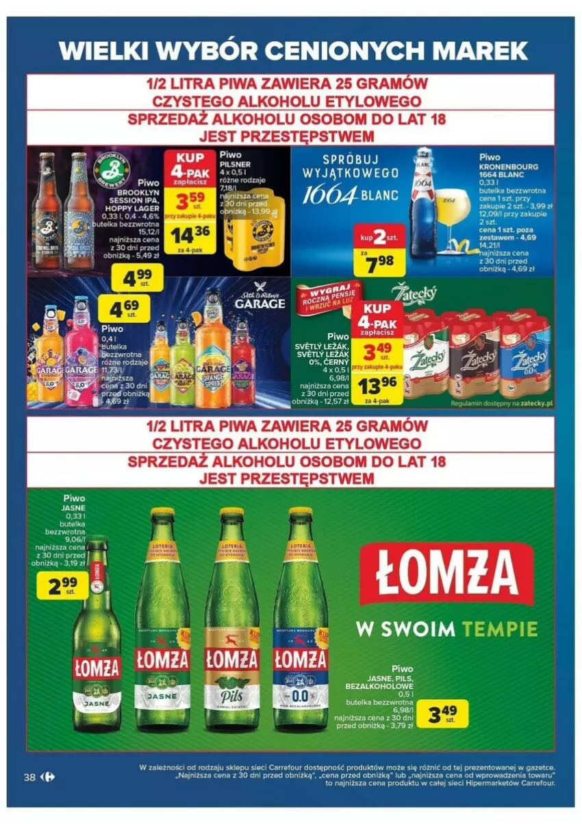 Gazetka promocyjna Carrefour - ważna 28.05 do 08.06.2024 - strona 32 - produkty: Gra, Piwa, Piwo, Piwo jasne
