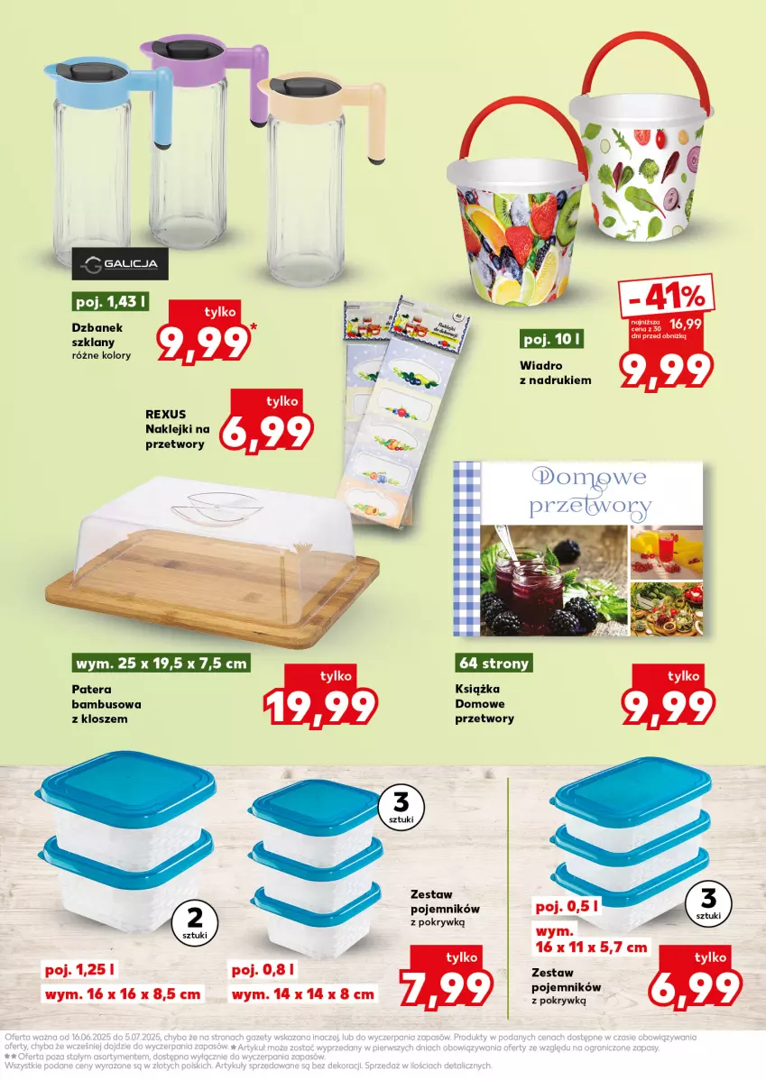 Gazetka promocyjna Kaufland - Kaufland - ważna 16.06 do 05.07.2025 - strona 11 - produkty: Dzbanek, Klej, Książka, Pojemnik, Tera, Wiadro