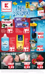 Gazetka promocyjna Kaufland - Tylko Bałwan Przepłaca - Gazetka - ważna od 03.02 do 03.02.2021 - strona 1 - produkty: Piec, Tchibo, 7up, Coccolino, Szynka wieprzowa, Brie, Président, Papryka czerwona, Papryka, Mirinda, Kawa mielona, Kawa, Lody, Szynka, Pepsi, Schab wieprzowy, Płyn do płukania, Camembert, Czekolada, Napój gazowany, Tchibo Family, Masło, Napój, Milka, Fa