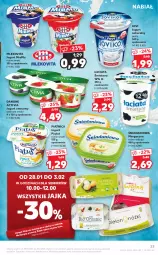 Gazetka promocyjna Kaufland - Tylko Bałwan Przepłaca - Gazetka - ważna od 03.02 do 03.02.2021 - strona 23 - produkty: Jogurt naturalny, Danone, Jogurt owocowy, Piątnica, Jogurt, Mlekovita, Activia, Margaryna, Danio, Waga, Mleko