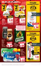 Gazetka promocyjna Kaufland - Tylko Bałwan Przepłaca - Gazetka - ważna od 03.02 do 03.02.2021 - strona 3 - produkty: Piwa, Piwo, Nescafé, Kawa rozpuszczalna, Ser, Gra, Danone, Papier, Cukier, Kawa, Papier toaletowy, Velvet, Serek homogenizowany, Lack, Serek, Danio, Kinder, Mleko