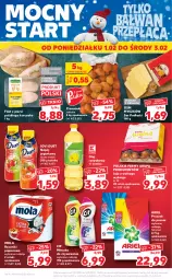 Gazetka promocyjna Kaufland - Tylko Bałwan Przepłaca - Gazetka - ważna od 03.02 do 03.02.2021 - strona 48 - produkty: Kurczak, Ser, Cif, Papier, Jaja, Jogurt, Proszek do prania, Ziemniaki, Napój jogurtowy, Mleczko, Ręcznik, Podlaski, Mola, Mysz, Olej rzepakowy, Ręczniki papierowe, Ariel, Napój, Olej, Jaja z wolnego wybiegu