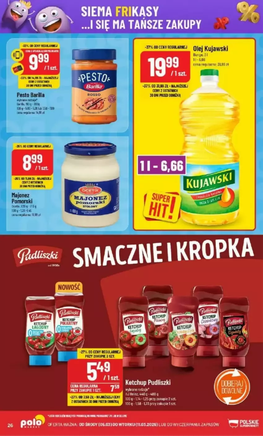 Gazetka promocyjna PoloMarket - ważna 05.03 do 11.03.2025 - strona 19 - produkty: Barilla, Ketchup, Majonez, Pesto