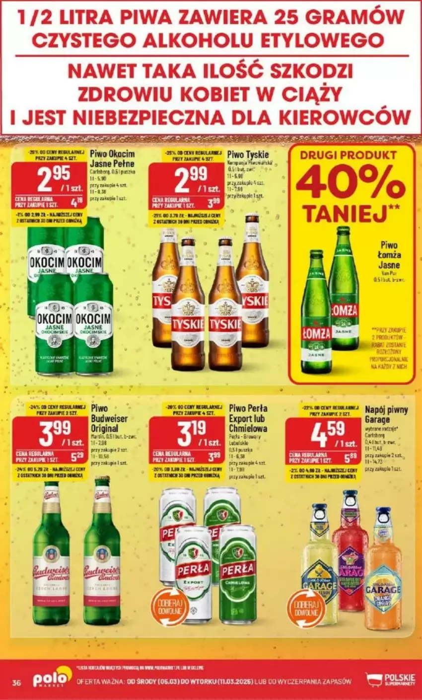 Gazetka promocyjna PoloMarket - ważna 05.03 do 11.03.2025 - strona 30 - produkty: Fa, Gra, Mus, Piec, Piwa, Piwo