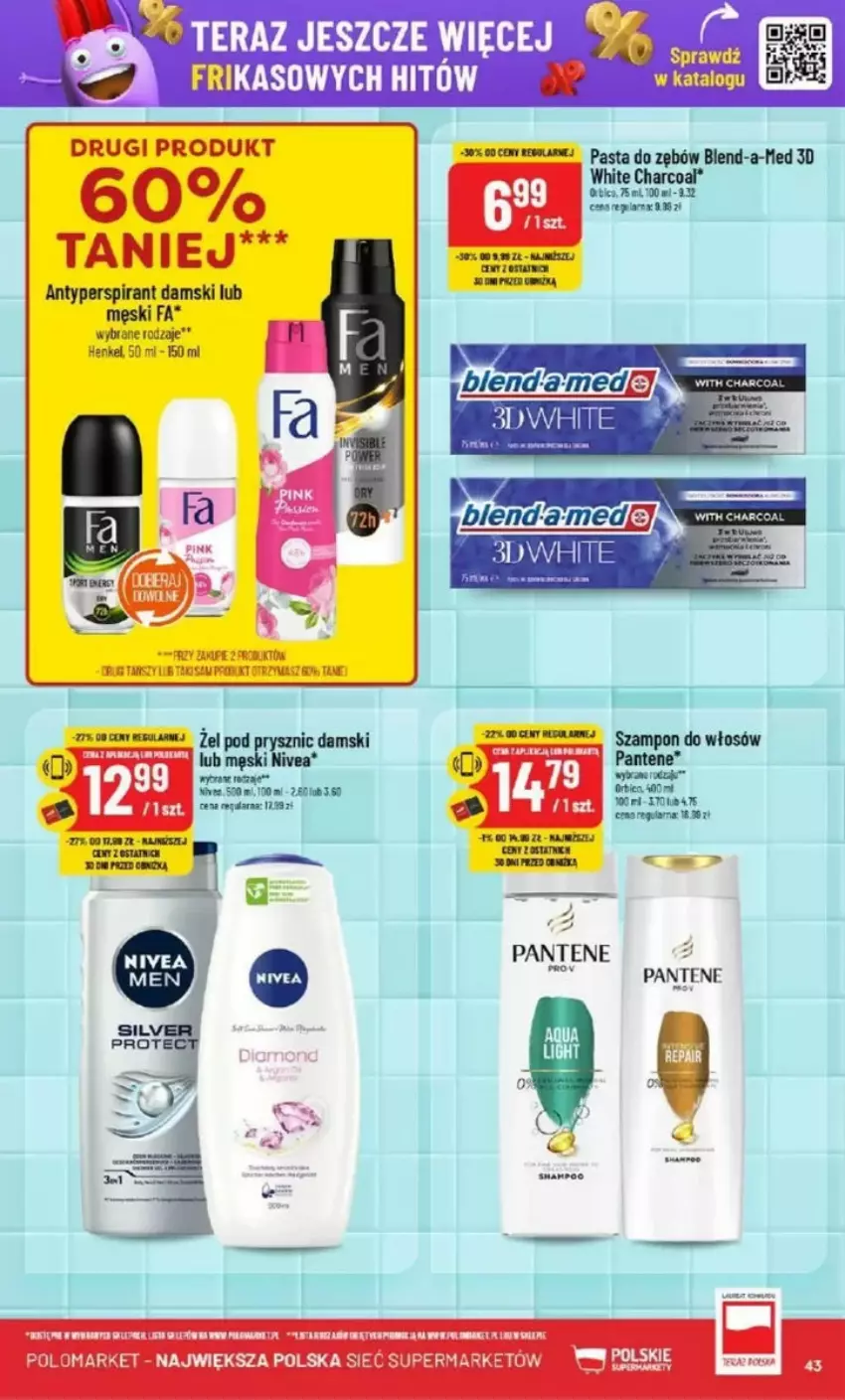 Gazetka promocyjna PoloMarket - ważna 05.03 do 11.03.2025 - strona 38 - produkty: Antyperspirant, Blend-a-Med, Fa, Pantene, Tera